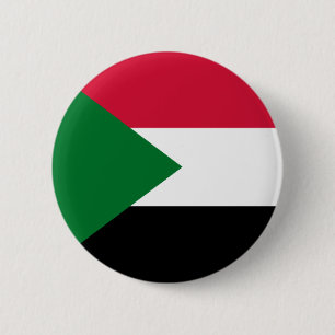 Sudan Flag 6 Cm Round Badge