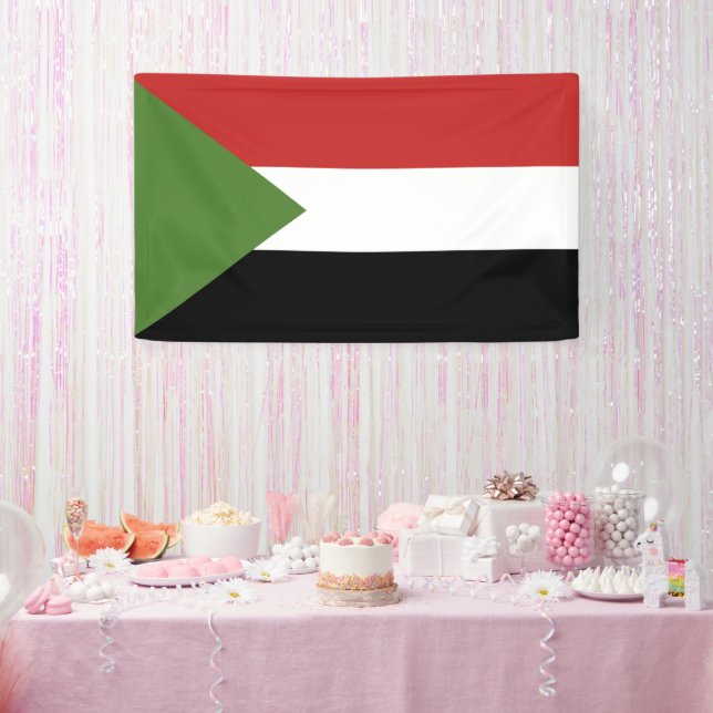 Sudan flag banner (Party)