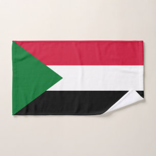 Sudan Flag Bath Towel Set