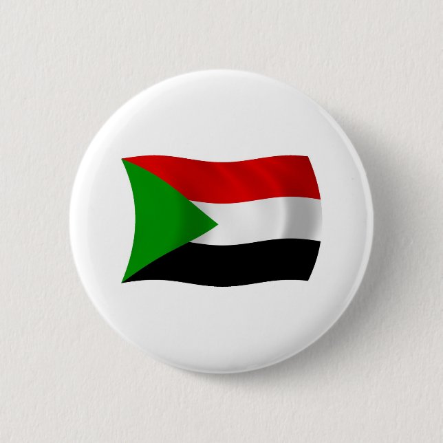 Sudan Flag Button (Front)