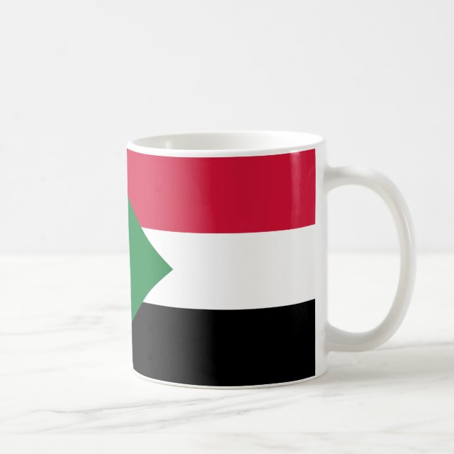 Sudan Flag Ceramic Coffee Mug (Right)