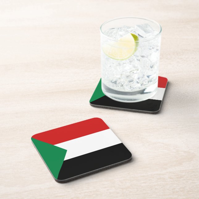 Sudan Flag Coaster (Right Side)