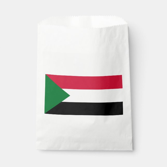 Sudan Flag Favour Bag (Front)