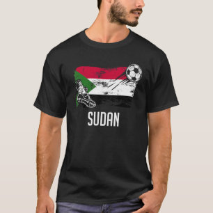 Sudan Flag Jersey Sudanese Soccer Team Sudanese T-Shirt