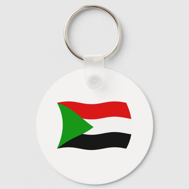 Sudan Flag Keychain (Front)