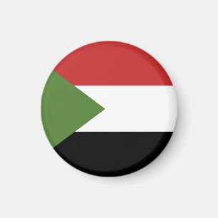 Sudan flag magnet