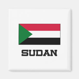 Sudan Flag Magnet