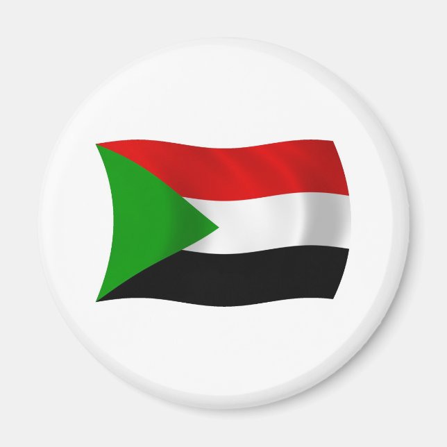 Sudan Flag Magnet (Front)