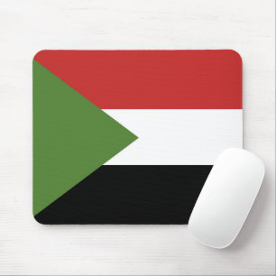 Sudan flag mouse pad