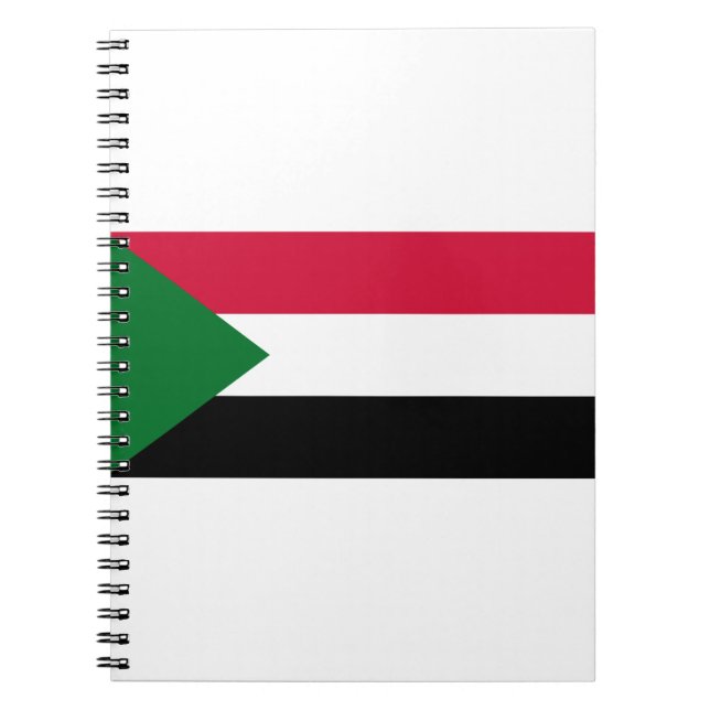 Sudan Flag Notebook (Front)