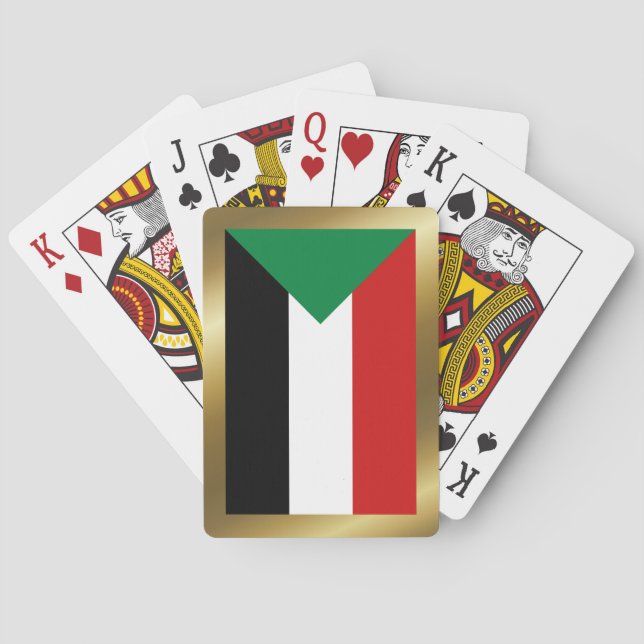 Sudan Flag Playing Cards (Back)