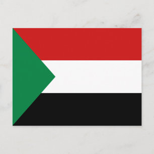 Sudan Flag Postcard