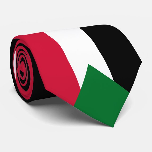 Sudan Flag Tie (Rolled)
