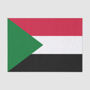 Sudan Flag Tissue Paper