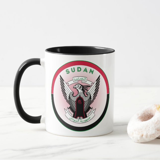 Sudan Heritage Emblem Mug (With Donut)