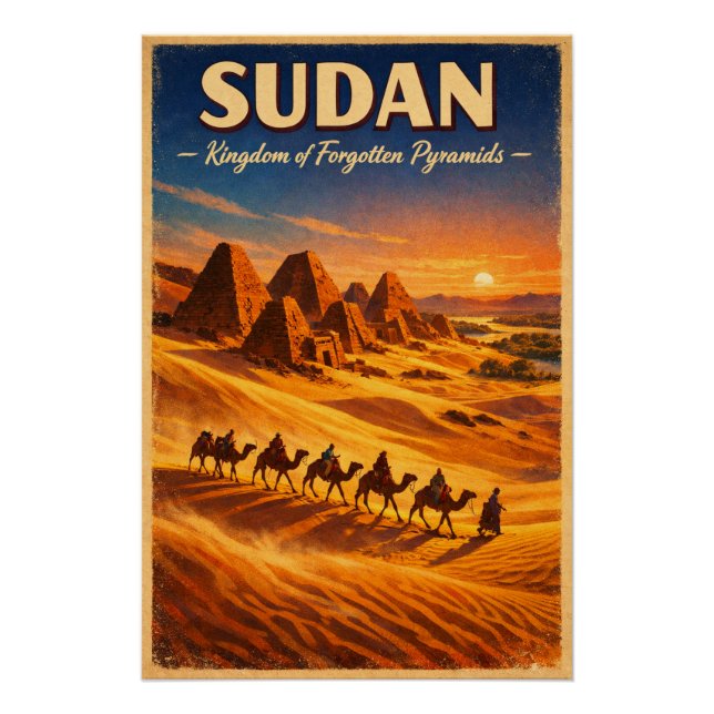 SUDAN – Kingdom of Forgotten Pyramids Poster (Front)