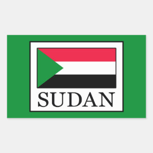 Sudan Rectangular Sticker