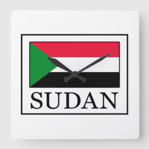 Sudan Square Wall Clock