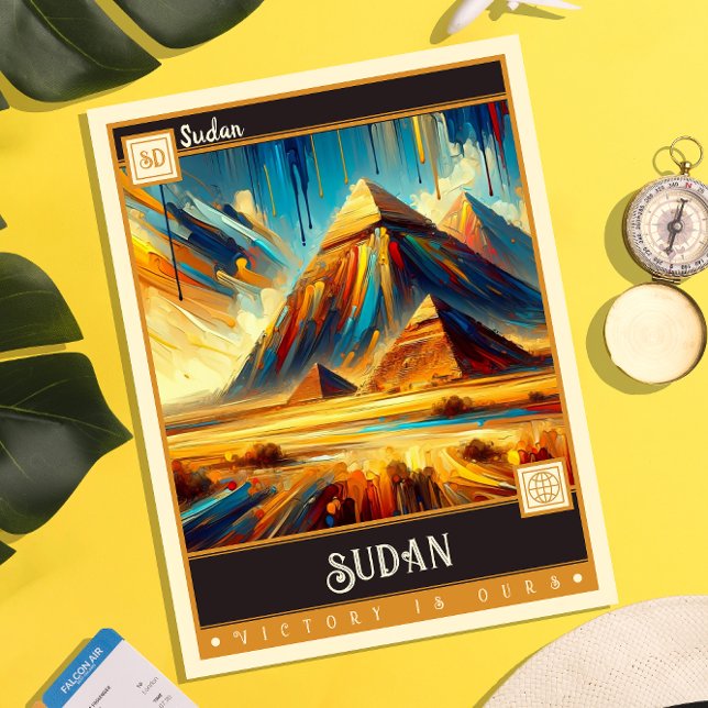 Sudan | Vintage Painting Postcard (Creator Uploaded)