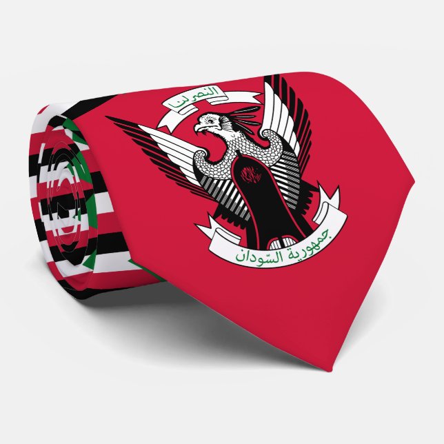 Sudanese Flag & Emblem, Flag of Sudan Tie (Rolled)