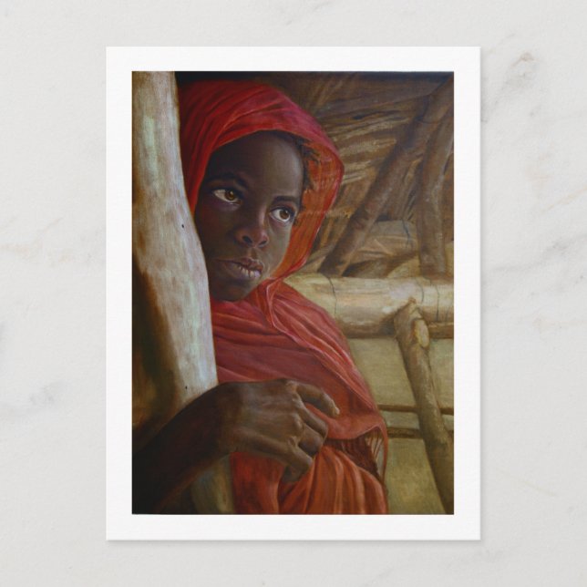 Sudanese Girl Postcard (Front)