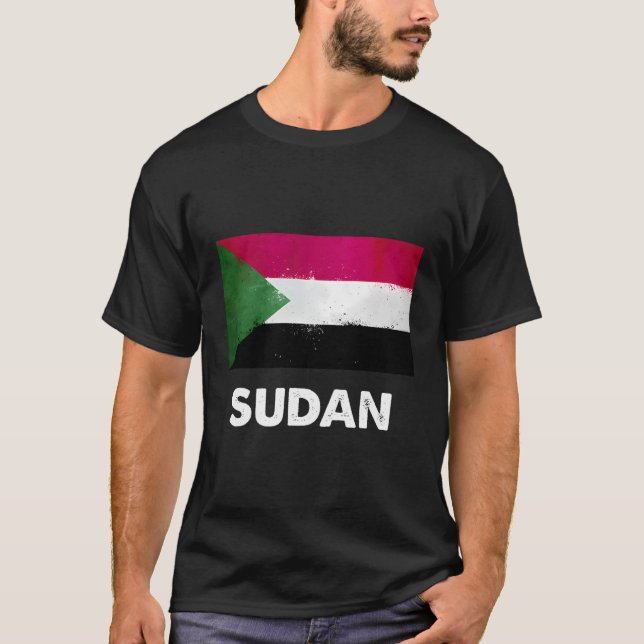 Sudanese Sudan Flag T-Shirt (Front)