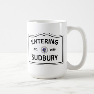 SUDBURY MASSACHUSETTS Hometown Mass MA Townie Coffee Mug