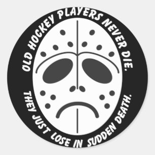 Sudden Death Classic Round Sticker
