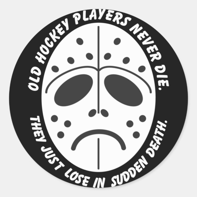 Sudden Death Classic Round Sticker (Front)