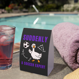 Suddenly a soccer expert