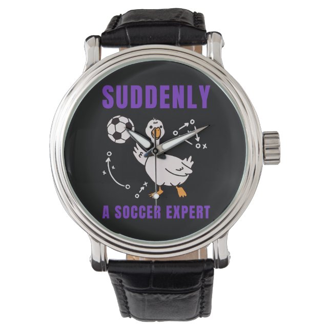 Suddenly a soccer expert watch (Front)