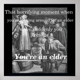 Suddenly you realise you're an elder poster