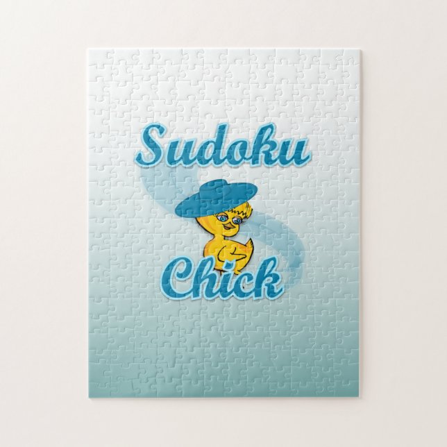Sudoku Chick #3 Jigsaw Puzzle (Vertical)