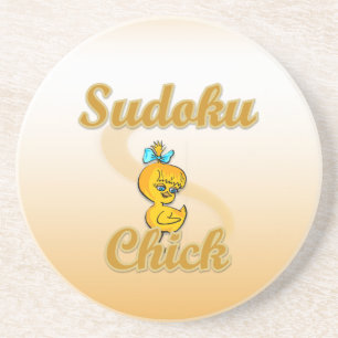 Sudoku Chick Coaster