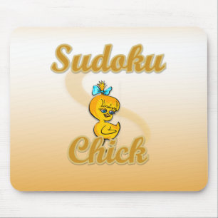 Sudoku Chick Mouse Pad