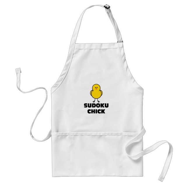 Sudoku Chick Standard Apron (Front)