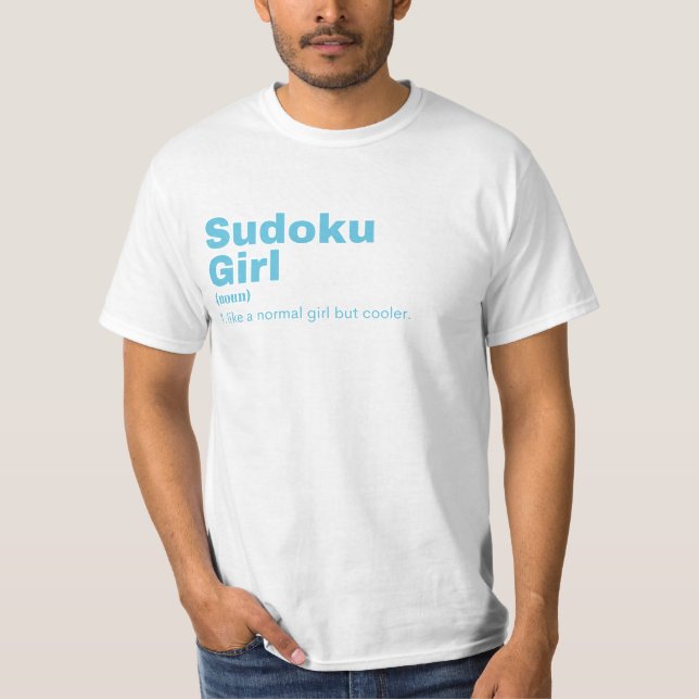 Sudoku Girl - Sudoku T-Shirt (Front)