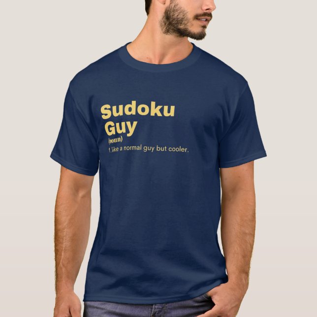 Sudoku Guy - Sudoku T-Shirt (Front)