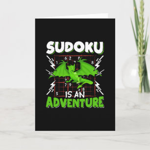Sudoku is an Adventure Puzzle Lover Card