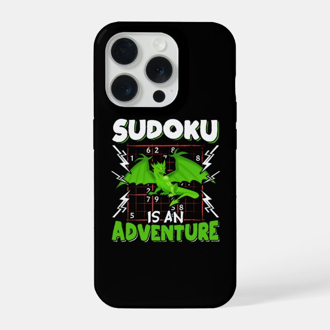 Sudoku is an Adventure Puzzle Lover iPhone Case (Back)
