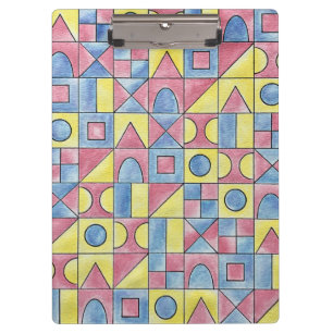 Sudoku One-Modern Minimalist Geometric Art Clipboard