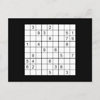SuDoku Postcard