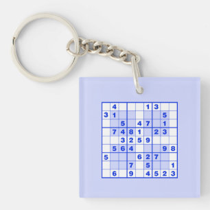 Sudoku Puzzles Key Ring