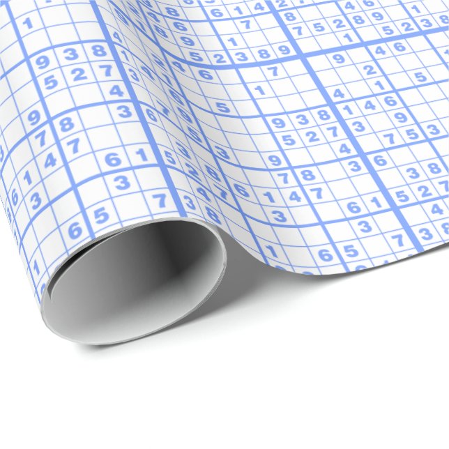 Sudoku Wrapping Paper (Roll Corner)