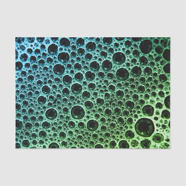 Sudsy soap bubbles tissue paper (Front)