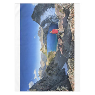 Sue Lake Overlook 2 - Glacier National Park Tablecloth