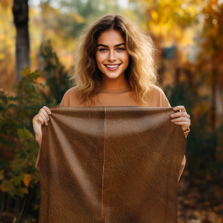 Suede Tan Line Look of Leather Seamless Pattern Sherpa Blanket