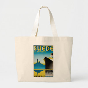 Suede via Londres Large Tote Bag
