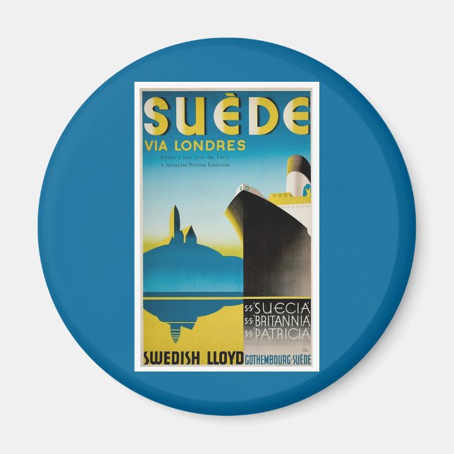 Suede via Londres Magnet (Front)