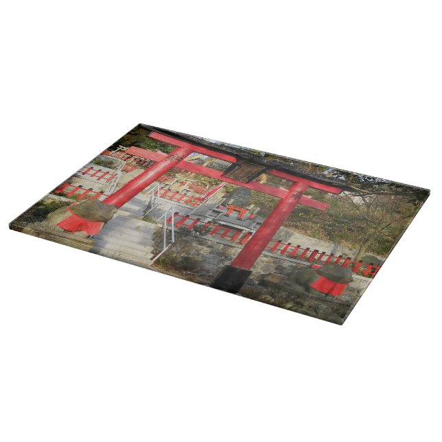 Suehiro Ogami Shrine (Fortune Frog Shrine) Cutting Board (Corner)